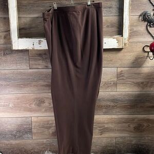 Covington Women Stretch Dress Pants, 24WP, Chocolate Brown